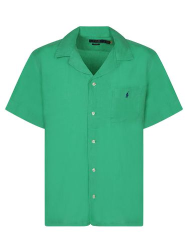Polo Ralph Lauren Green Linen Shirt - Polo Ralph Lauren - Modalova
