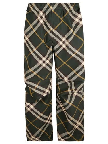 Elastic Waist Check Patterned Trousers - Burberry - Modalova
