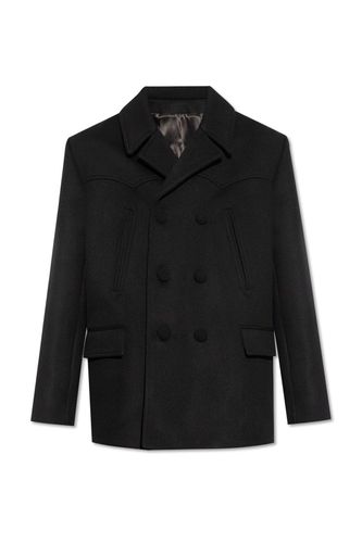 Balmain Double Breasted Short Coat - Balmain - Modalova