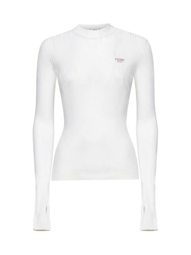 Fendi Slim Fit Crewneck Jumper - Fendi - Modalova