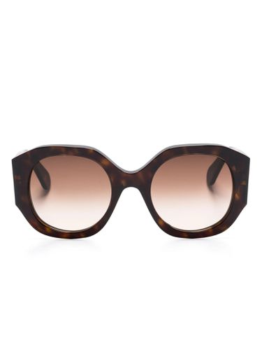 Naomy Sunglasses In Dark Havana/brown Sunglasses - Chloé Eyewear - Modalova