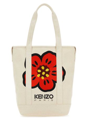 Kenzo Sand Canvas Shopping Bag - Kenzo - Modalova