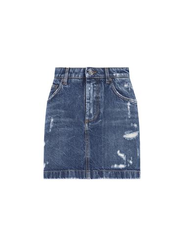 Dolce & Gabbana Denim Mini Skirt - Dolce & Gabbana - Modalova