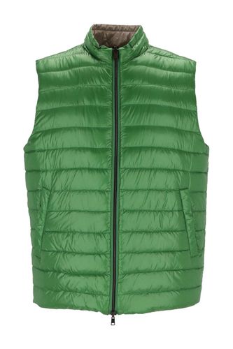 Reversible Padded Zipped Gilet - Herno - Modalova