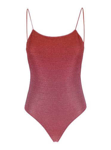 Lumière Maillot Swimsuit With Open Back In Lurex Woman - Oseree - Modalova