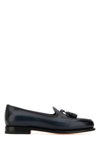 Dark Leather Andrew Loafers - Santoni - Modalova