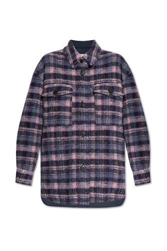 Harveli Checked Shirt Jacket - Marant Étoile - Modalova