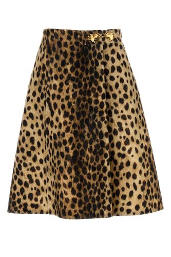 Printed Wool Skirt - Valentino Garavani - Modalova