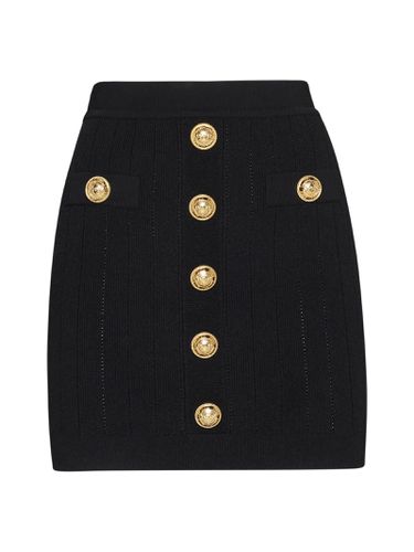 Balmain Knitted Mini Skirt - Balmain - Modalova