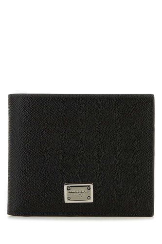 Black Leather Wallet - Dolce & Gabbana - Modalova