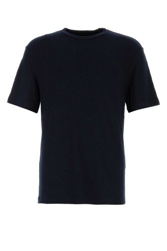 Midnight Stretch Viscose Blend Sweater - Giorgio Armani - Modalova