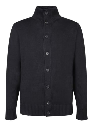 Zanone Chioto Black Wool Cardigan - Zanone - Modalova