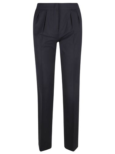 Woolen Straight Fit Trousers - Fabiana Filippi - Modalova