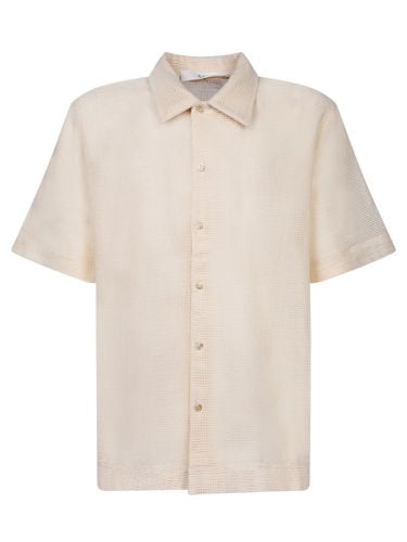 Séfr Noam Beige Textured Shirt - Séfr - Modalova