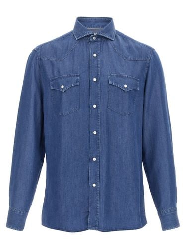 Brunello Cucinelli Denim Shirt - Brunello Cucinelli - Modalova