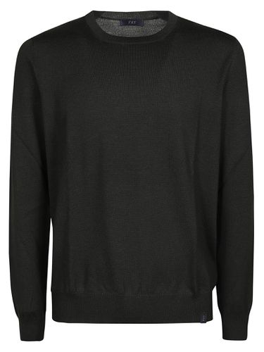 Fay Round Neck Sweater - Fay - Modalova