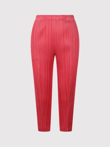 Thicker Bottoms Trousers - Pleats Please Issey Miyake - Modalova