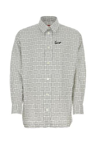 Kenzo Weave Oversized Shirt - Kenzo - Modalova