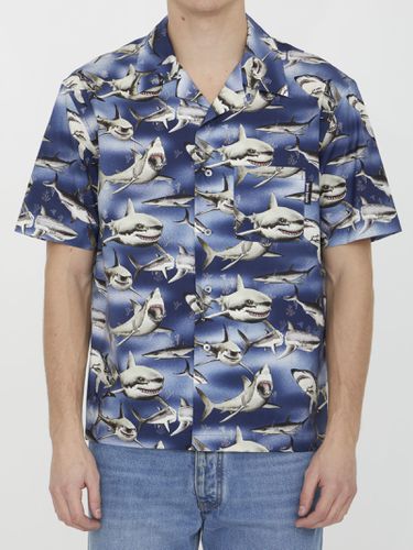 Palm Angels Shark Print Shirt - Palm Angels - Modalova
