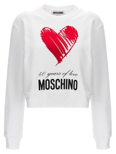 Years Of Love Sweatshirt - Moschino - Modalova