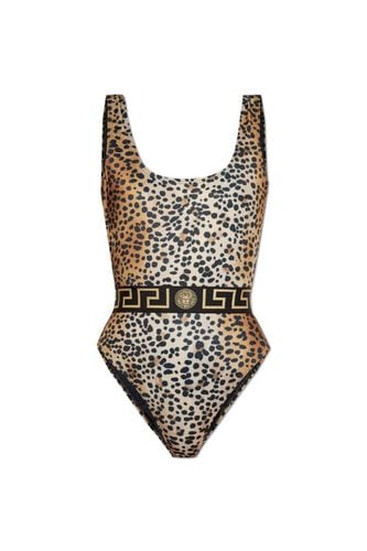 Greca Border One-piece Swimsuit - Versace - Modalova