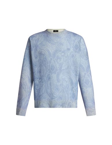 Light Pullover With Inlaid Paisley Motif - Etro - Modalova