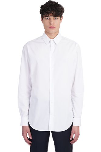 Shirt In White Cotton - Giorgio Armani - Modalova