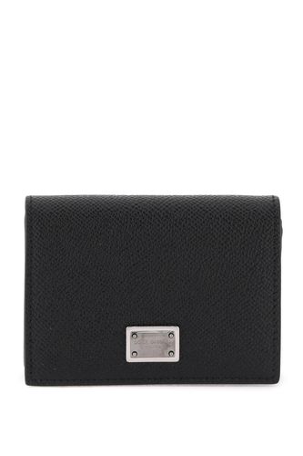 Dauphine Leather Card Holder - Dolce & Gabbana - Modalova