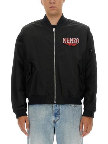 Kenzo Bomber Jacket With Logo - Kenzo - Modalova