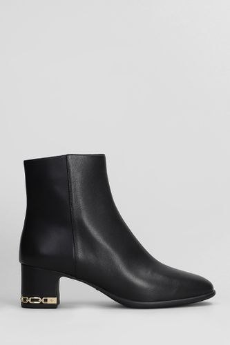 June Flex High Heels Ankle Boots In Leather - Michael Kors Collection - Modalova