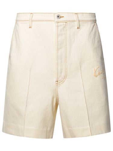 Cotton Blend Bermuda Shorts - Kenzo - Modalova