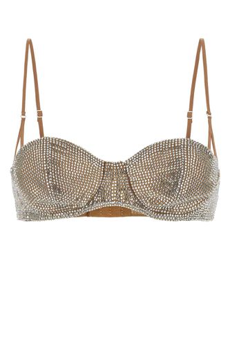 Embellished Stretch Nylon Bra - Giuseppe di Morabito - Modalova