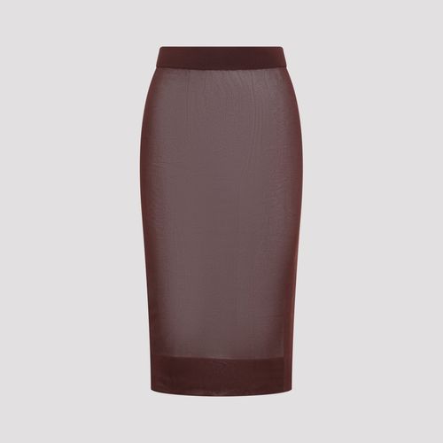 Saint Laurent Knitted Pencil Skirt - Saint Laurent - Modalova