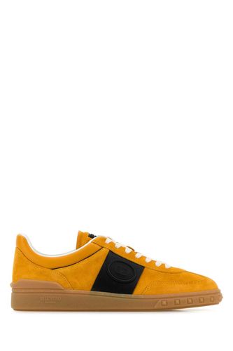 Light Orange Suede Upvillage Sneakers - Valentino Garavani - Modalova