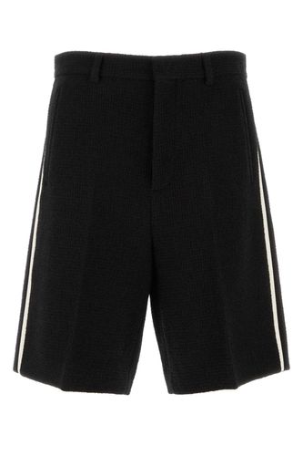 Gucci Black Boucle Bermuda Shorts - Gucci - Modalova