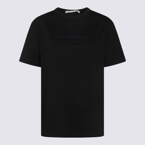 Alexander Wang Black Cotton T-shirt - Alexander Wang - Modalova