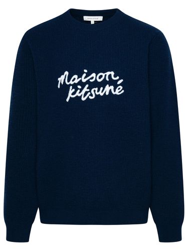 Maison Kitsuné Blue Wool Sweater - Maison Kitsuné - Modalova
