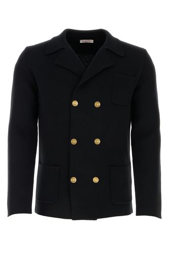 Black Wool Cardigan - Valentino Garavani - Modalova