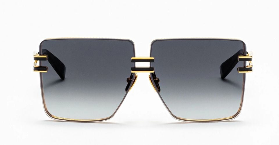 Gendarme - Gold / Black Sunglasses - Balmain - Modalova