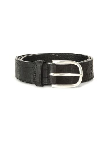 Cocco Coda Color Classic Crocodile Leather Belt - Orciani - Modalova