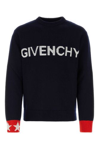 Givenchy Midnight Blue Wool Sweater - Givenchy - Modalova