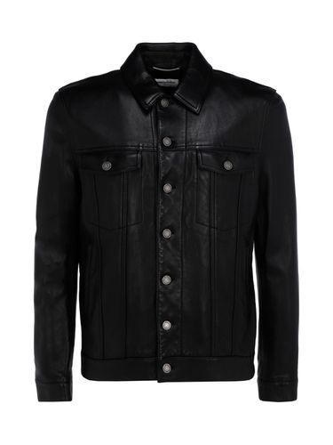 Saint Laurent Leather Jacket - Saint Laurent - Modalova