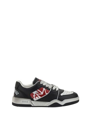 Dsquared2 Leather Sneakers - Dsquared2 - Modalova