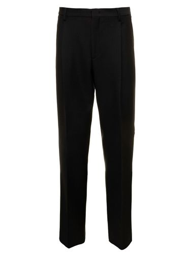 Crepe Couture Over-sized Pants In Silk And Wool Man Valentino - Valentino Garavani - Modalova