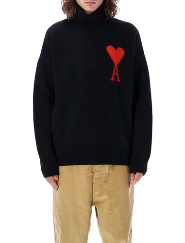 Adc Funnel Neck Sweater - Ami Alexandre Mattiussi - Modalova