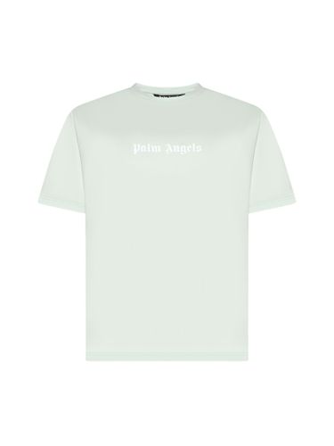 Logo Printed Crewneck T-shirt - Palm Angels - Modalova