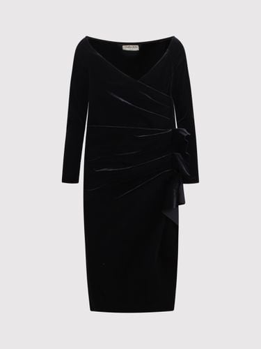 La Petite Robe Di Chiara Boni Silveria Velvet Midi Dress - La Petit Robe Di Chiara Boni - Modalova