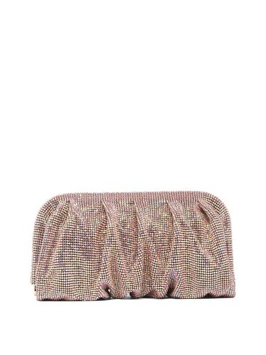 Embellished Ruched Clutch Bag - Benedetta Bruzziches - Modalova