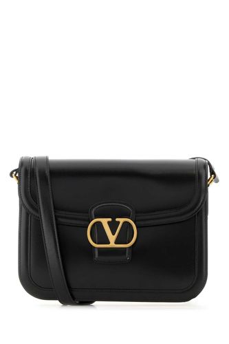 Black Leather 9to5 Shoulder Bag - Valentino Garavani - Modalova