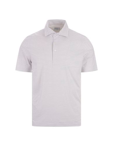 Fedeli Grey Tecno Jersey Polo Shirt - Fedeli - Modalova